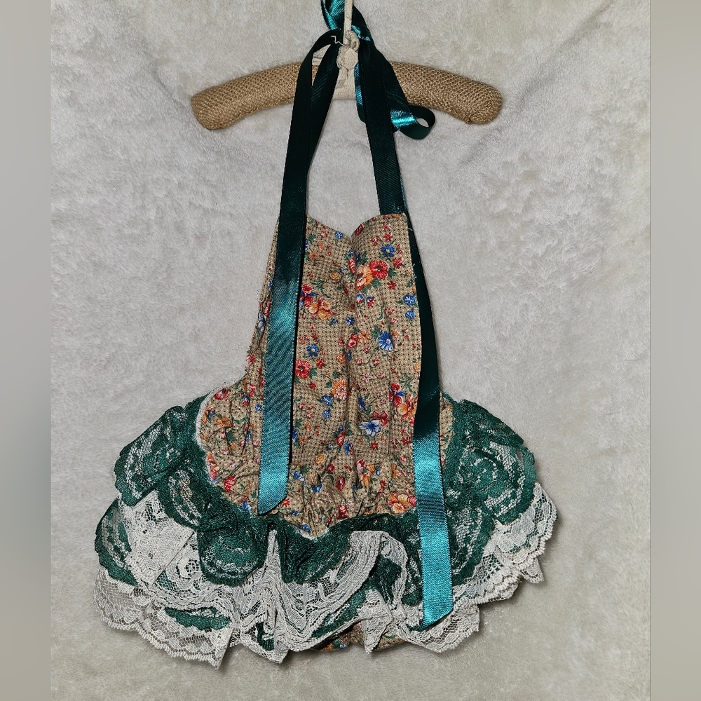 Open Back Cotton Romper